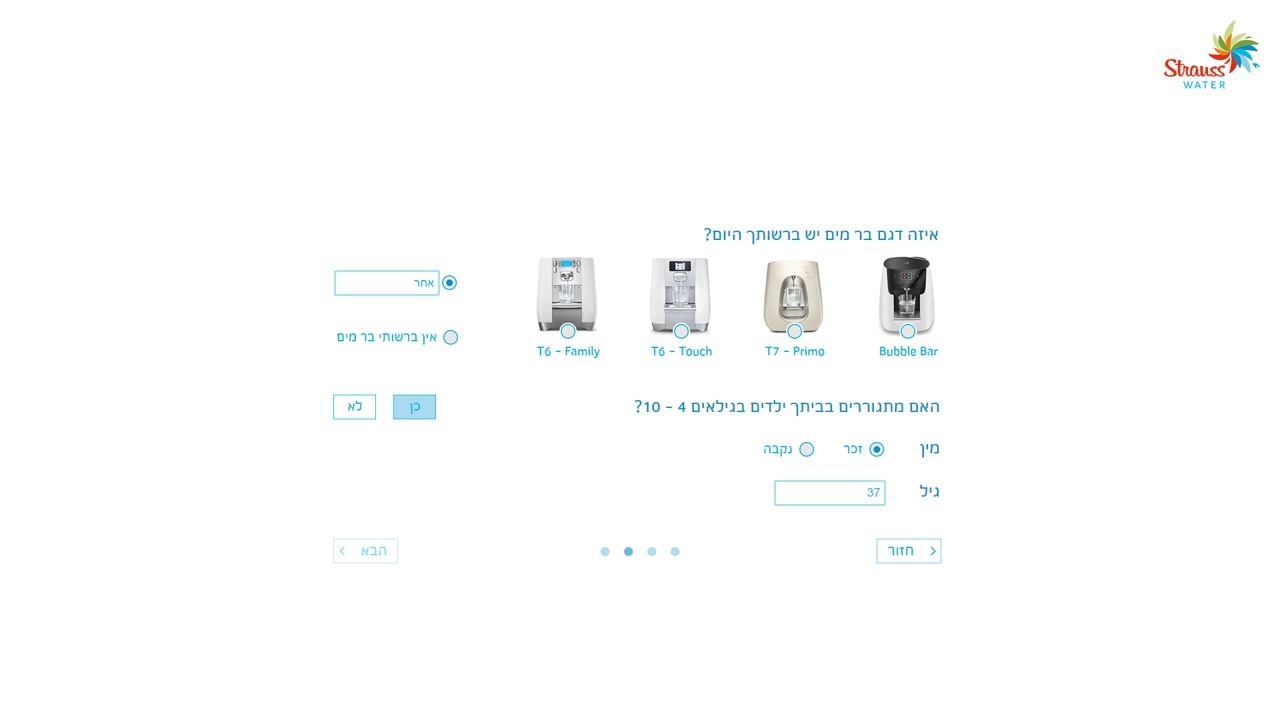 Customer Interface Preferences Test — 2